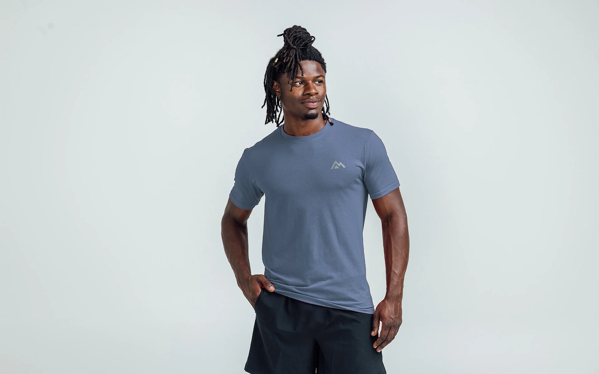 Men's Peak Tri-Blend Crew T-Shirt - Image 11
