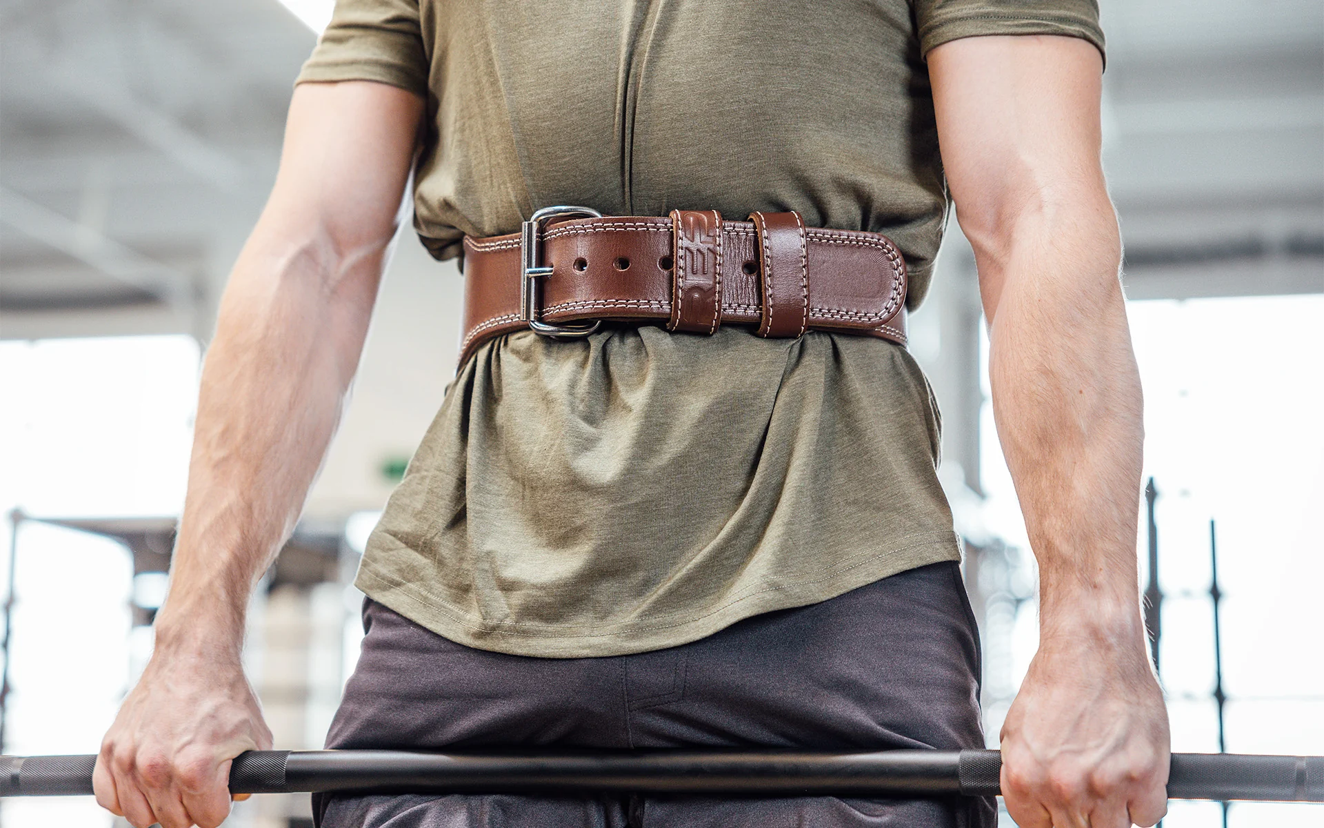 Leather Olympic Lifting Belt - Image 9