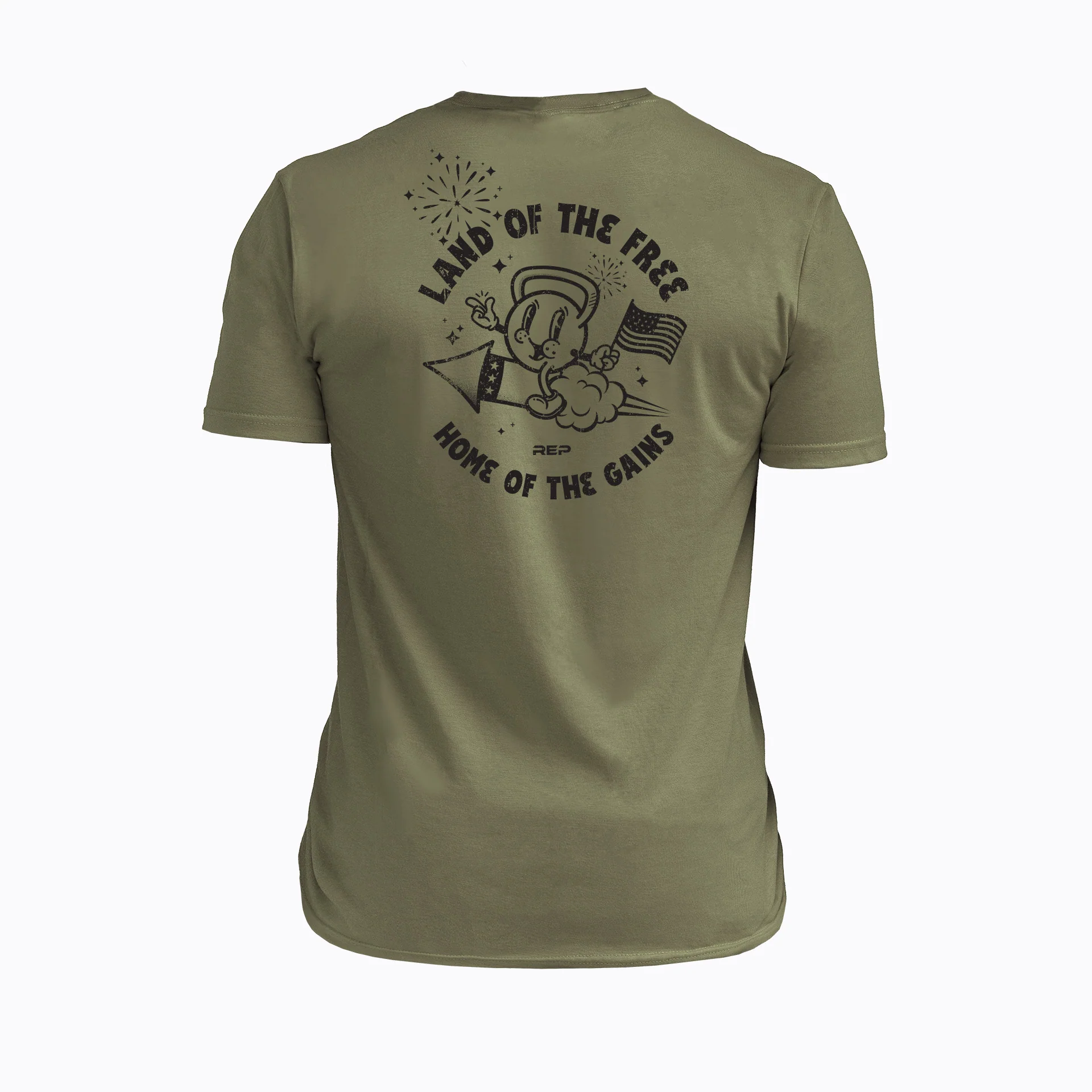Men's Liberty Bell Tri-Blend Crew T-Shirt - Image 8