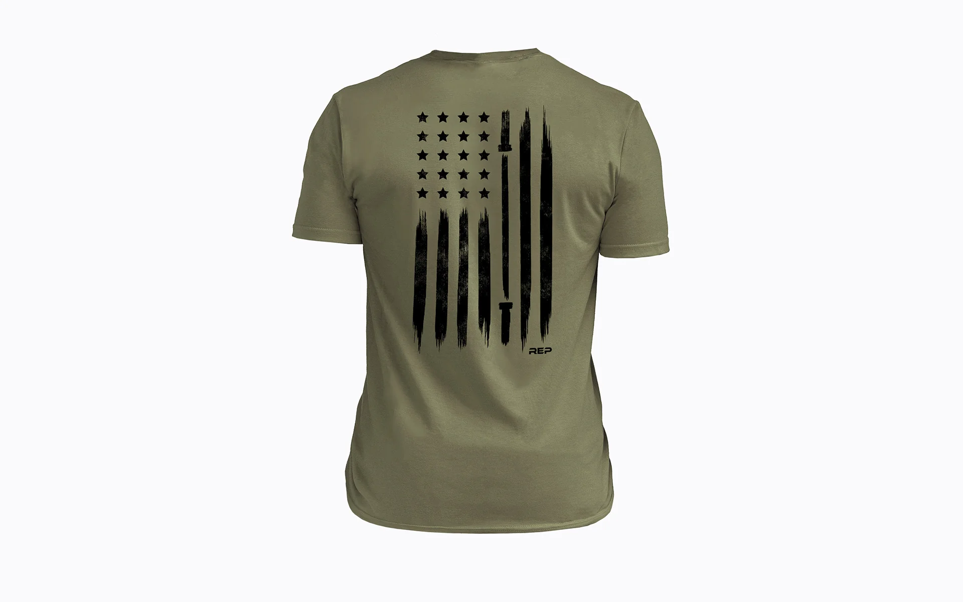 Men's USA Tri-Blend Crew T-Shirt - Image 15