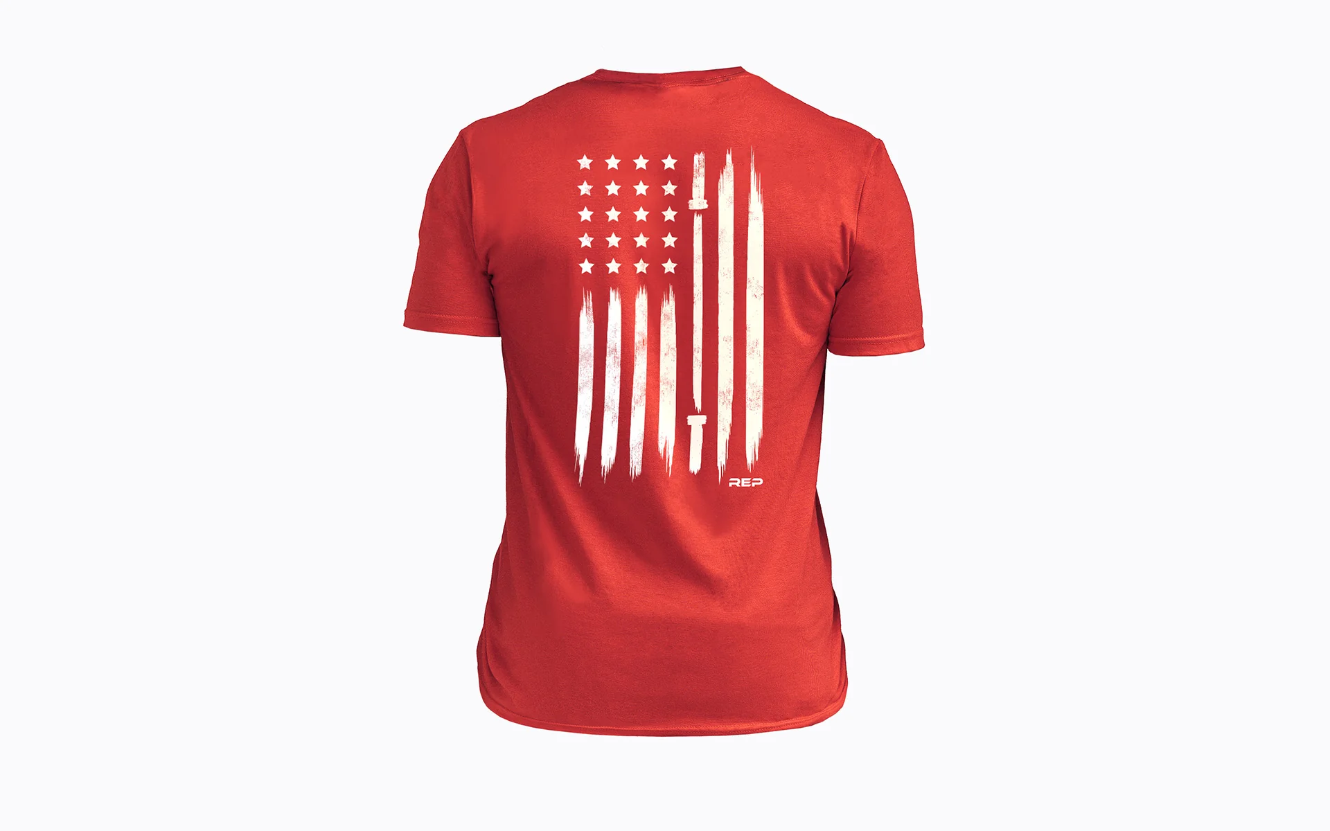 Men's USA Tri-Blend Crew T-Shirt - Image 7