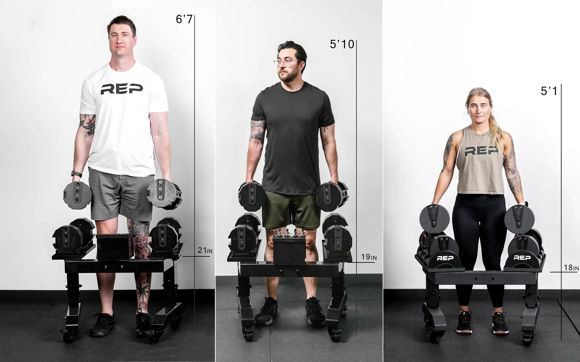 REP® Adjustable Dumbbell Stand - Image 8