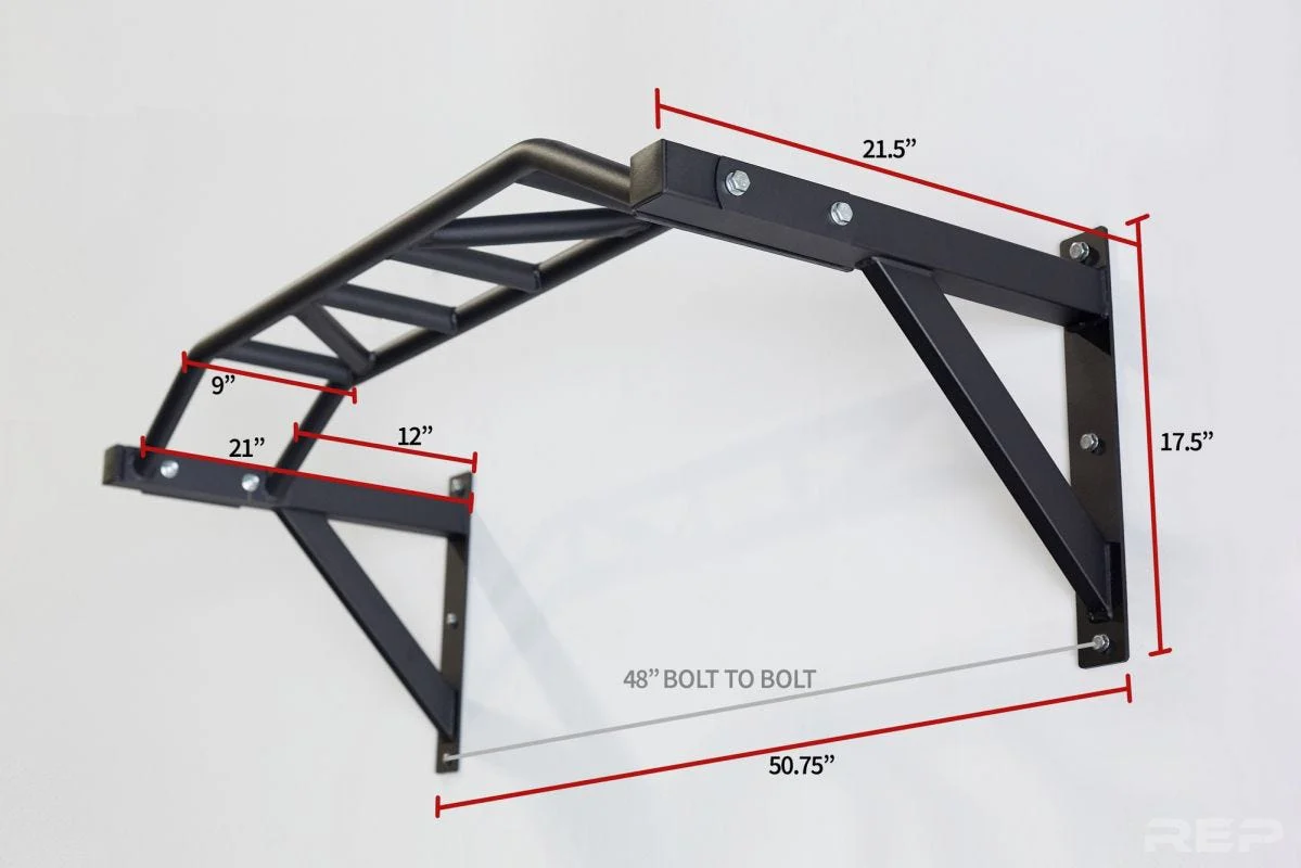 Wall-Mounted Multi-Grip Pull-Up Bar - Image 6