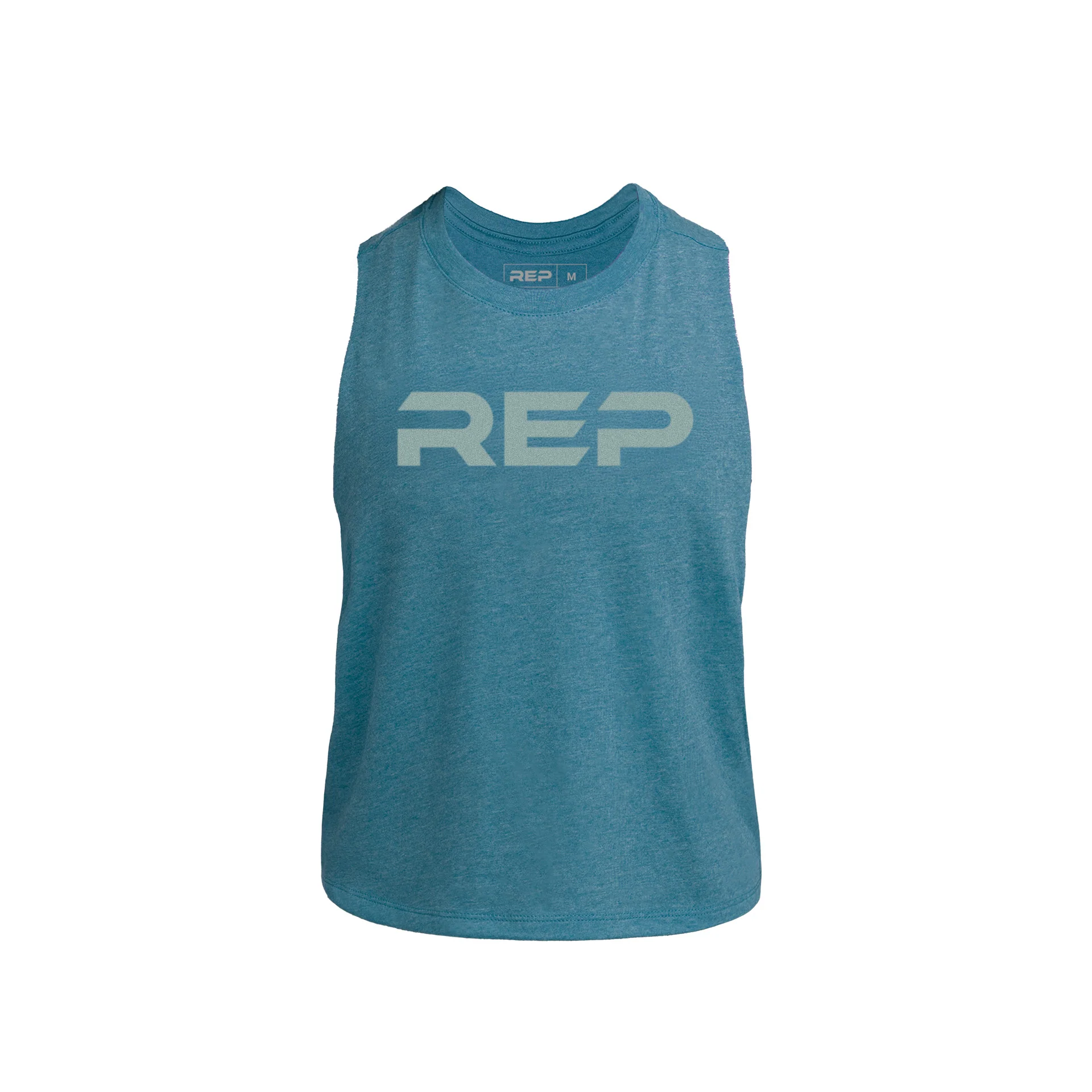 Women's Daily Driver Cropped Dual-Blend Tank - Image 3
